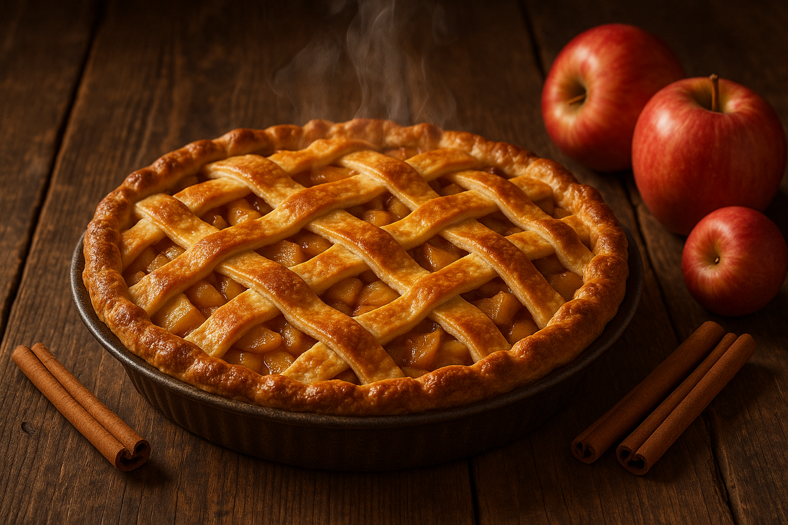 Classic Apple Cinnamon Pie